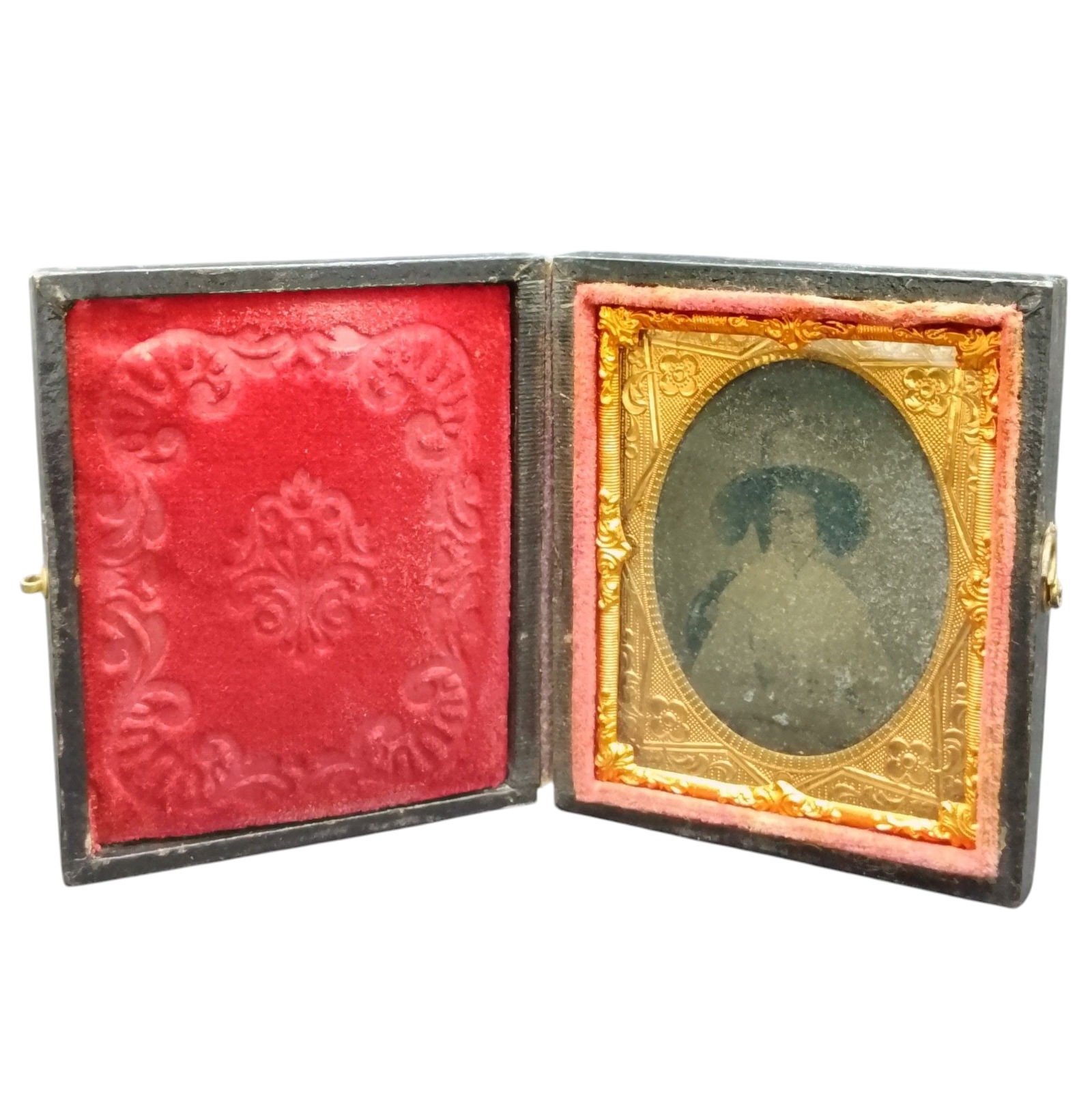 Antique Civil War Era Folding Pocket Picture Frame (1 of 4)