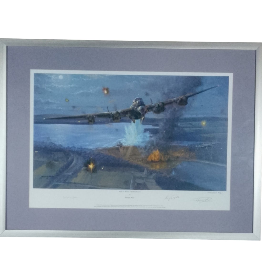 Night of Heroes - The Dambusters by Philip E. West - #45 of 50: Night of Heroes - The Dambusters by Philip E. West - #45 of 50 (Has Certificate of Authenticity)
