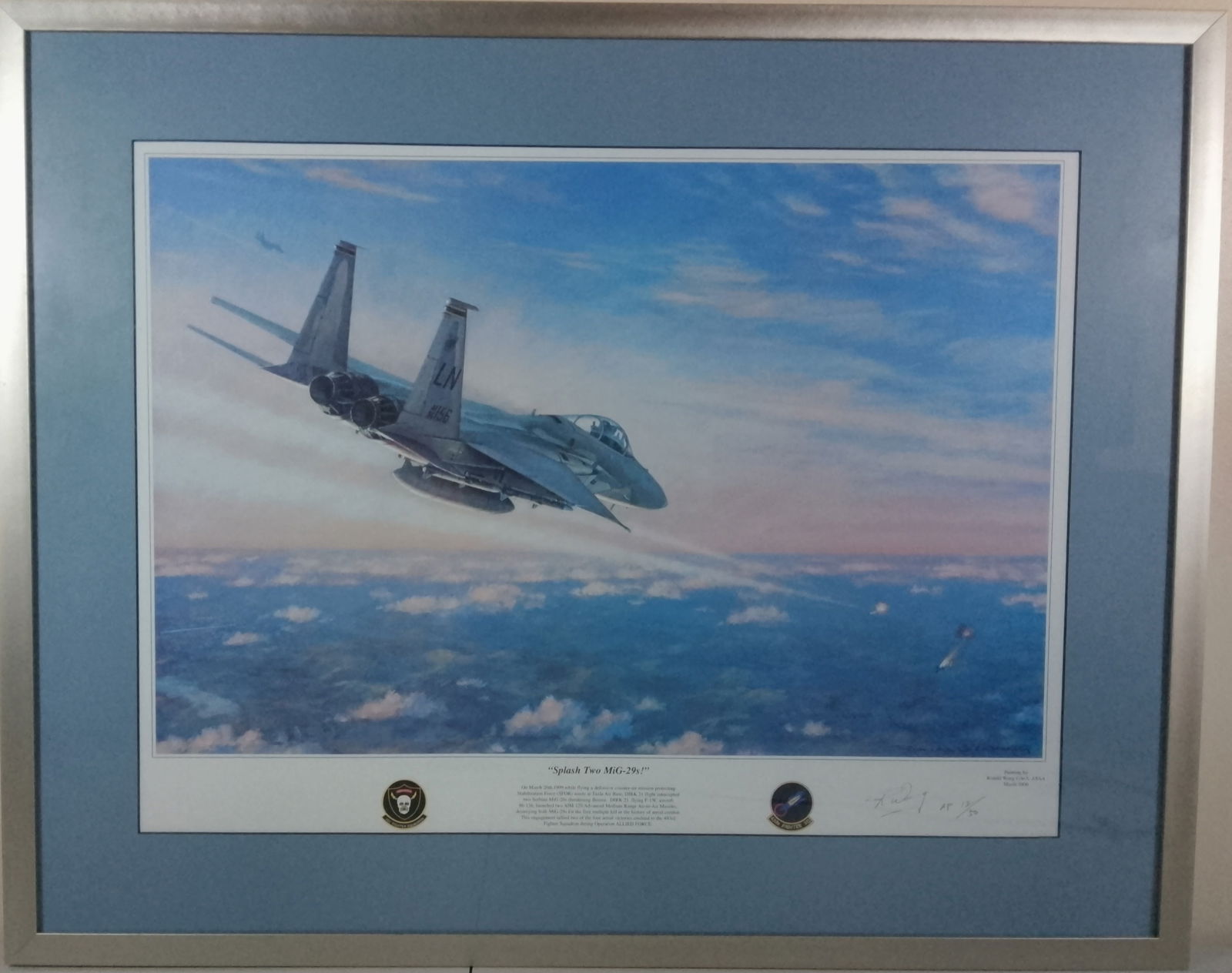 Splash Two MiG-29s by Richard Wong: Splash Two MiG-29s by Richard Wong