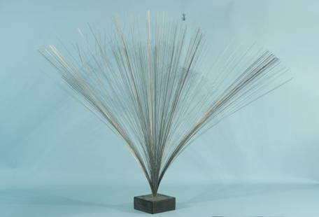 METAL ART SCULPTURE BY HARRY BERTOIA: METAL ART SCULPTURE BY HARRY BERTOIA. Height: 37 in. by Width: 36 in. by Depth: 36 in.