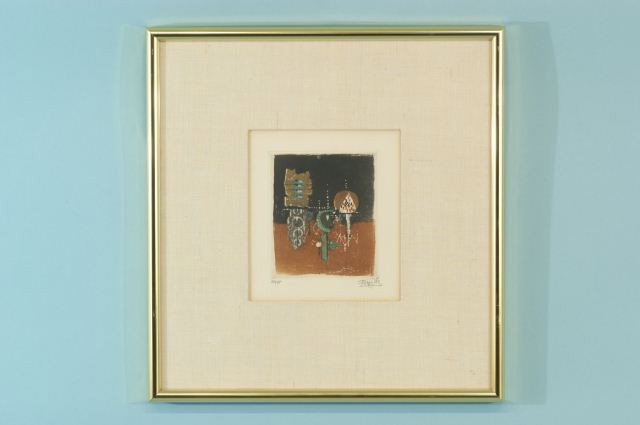 TWO JOHNNY FRIEDLANDER "UNTITLED ABSTRACT" LITHO: TWO JOHNNY FRIEDLANDER "UNTITLED ABSTRACT" LITHOGRAPHS, EDITION NUMBER 93/95. FRAMED AND MATTED, SINGED LOWER RIGHT. Height: 17 1/2 and 6 in. by Width: 16 1/2 and 5 in.