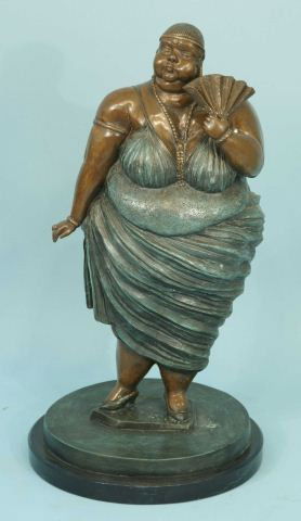 BRUNO LUNA "COCA" BRONZE SCULPTURE: BRUNO LUNA "COCA" BRONZE SCULPTURE. SIGNED BRUNO LUNA 30/30 Height: 34 in. by Width: 17 in. by Depth: 17 in.