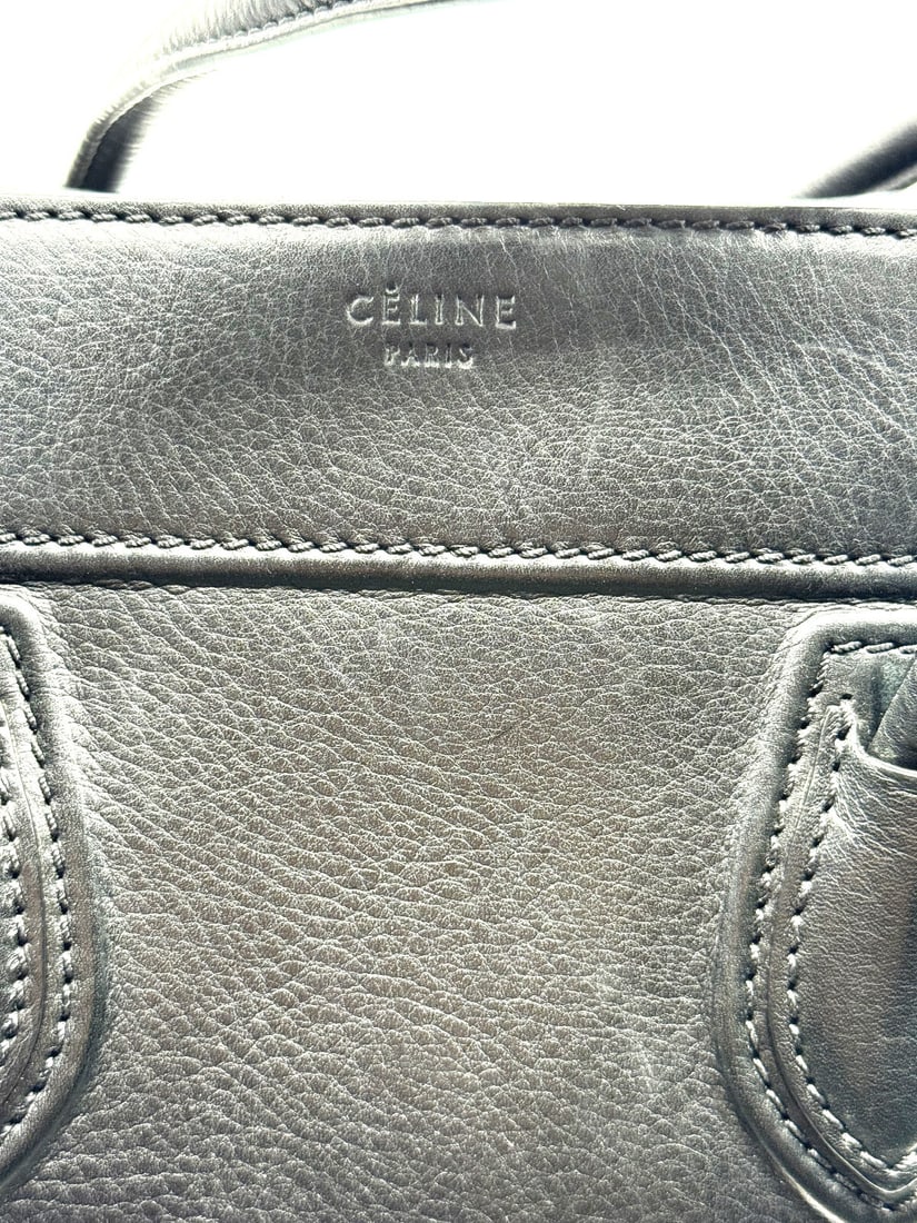 Celine Large Phantom Tote Black - 6