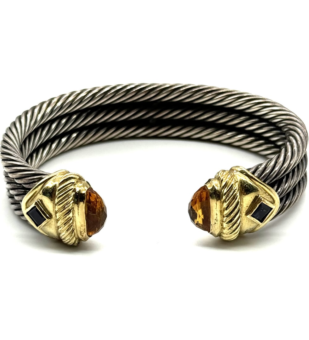 David Yurman Sculpted Cable Triple Wrap Bracelet (1 of 8)