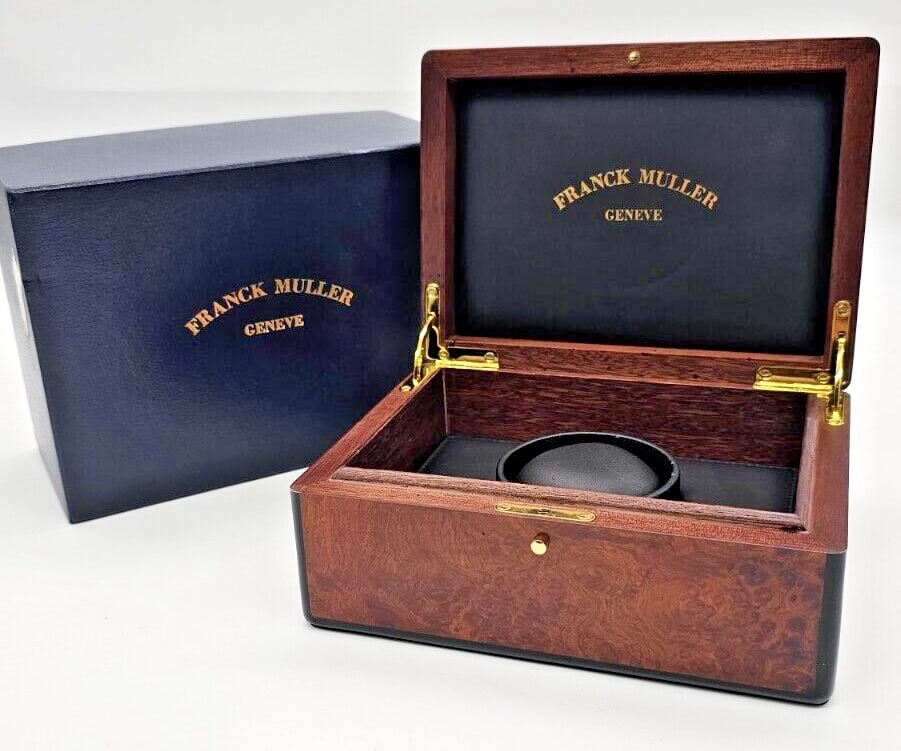 Franck Muller Master of Complications box ONLY: Franck Muller Master of Complications box ONLY\FRANCK MULLER Masters of Complication boxe ONLY in very nice and clean condition.