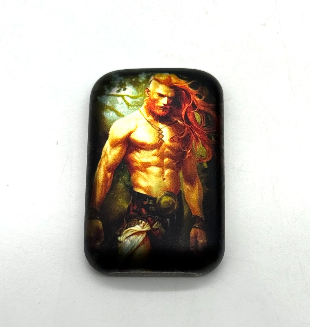 2 oz Germania Mint Gods Freyr Cast Silver Bar (Box, CoA): The product is a 2 oz Germania Mint Gods Freyr Cast Silver Bar, featuring a unique design related to the Norse god Freyr. The bar is composed of 0.999 fine silver, with a total precious metal content