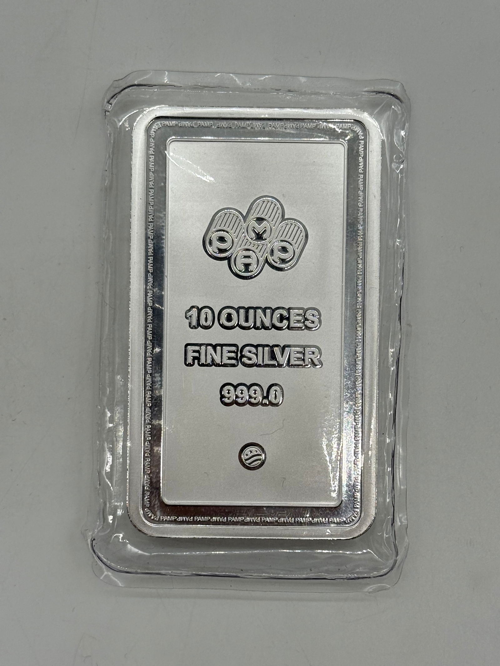 10 oz Pure Silver Lady of Liberty PAMP Bar (Sealed) (1 of 2)