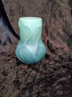 Van Briggle Pottery Vase With Aquatic Motif (1 of 3)