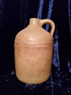 Stoneware Whiskey Jug Marked G.S. Miller, Zachary, Louisiana (1 of 2)