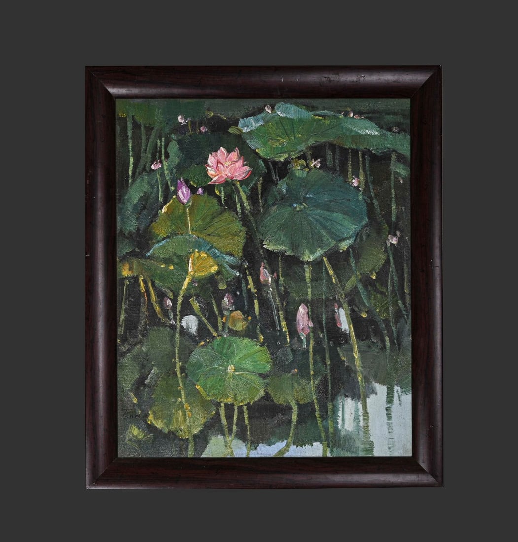 A picture of Wu Guanzhong lotus flowers (1 of 6)