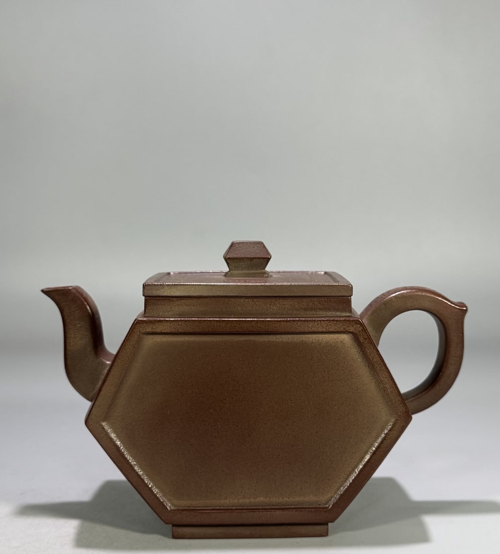 One piece of printed square fan-shaped pot "linen pattern" (1 of 9)