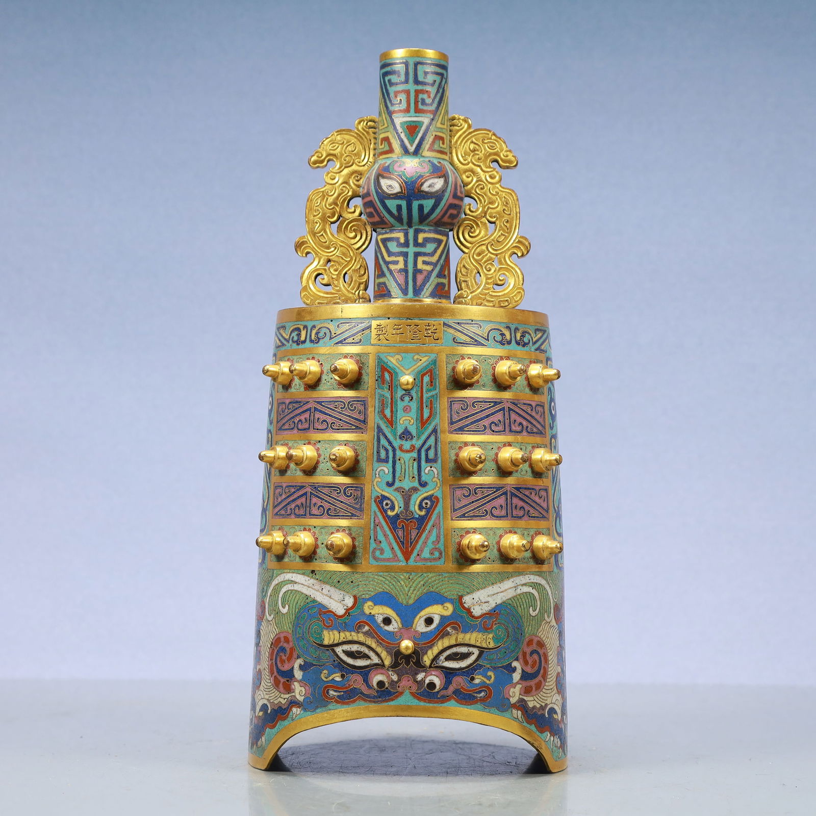 A Exquisite Cloisonne Beast-Face Pattern Bells (1 of 13)