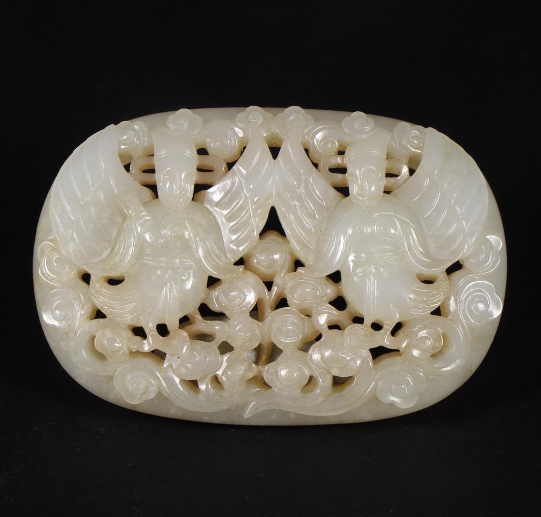 A Tang Dynasty Hetian jade seed material Garuda roazi (1 of 9)