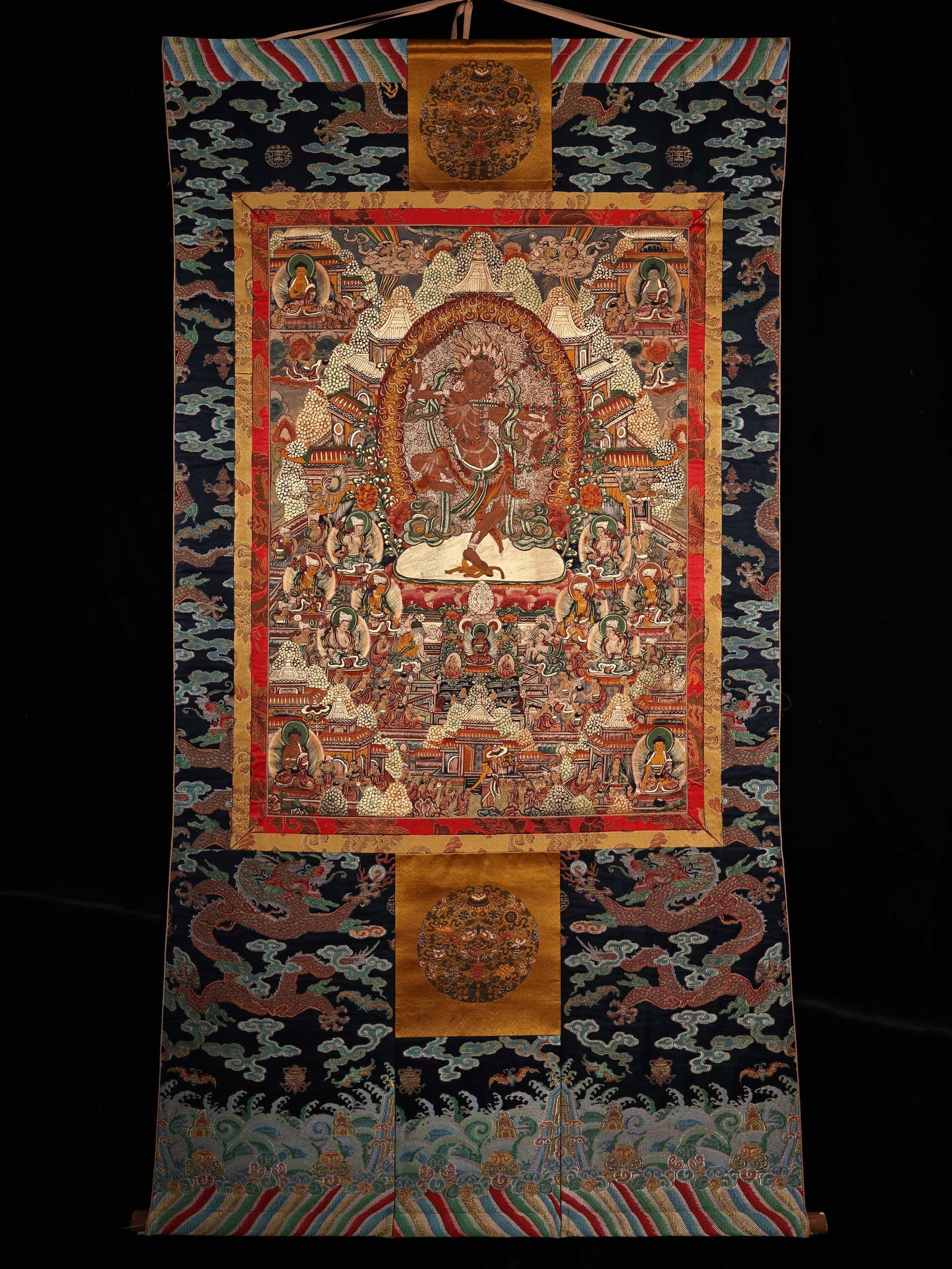 A Ming Dynasty thangka "Lahula" (1 of 12)