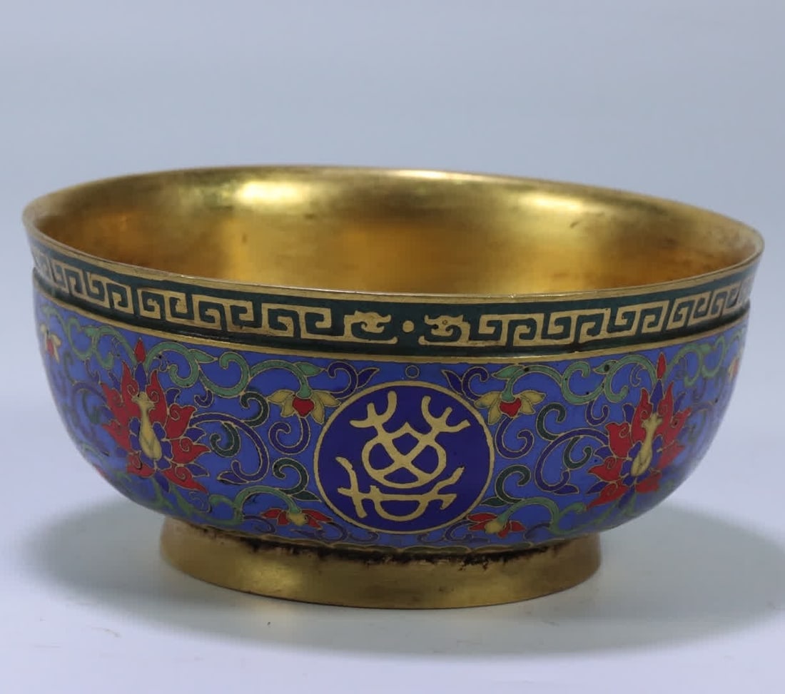 A Qianlong cloisonné three-legged amphora incense burner (1 of 11)