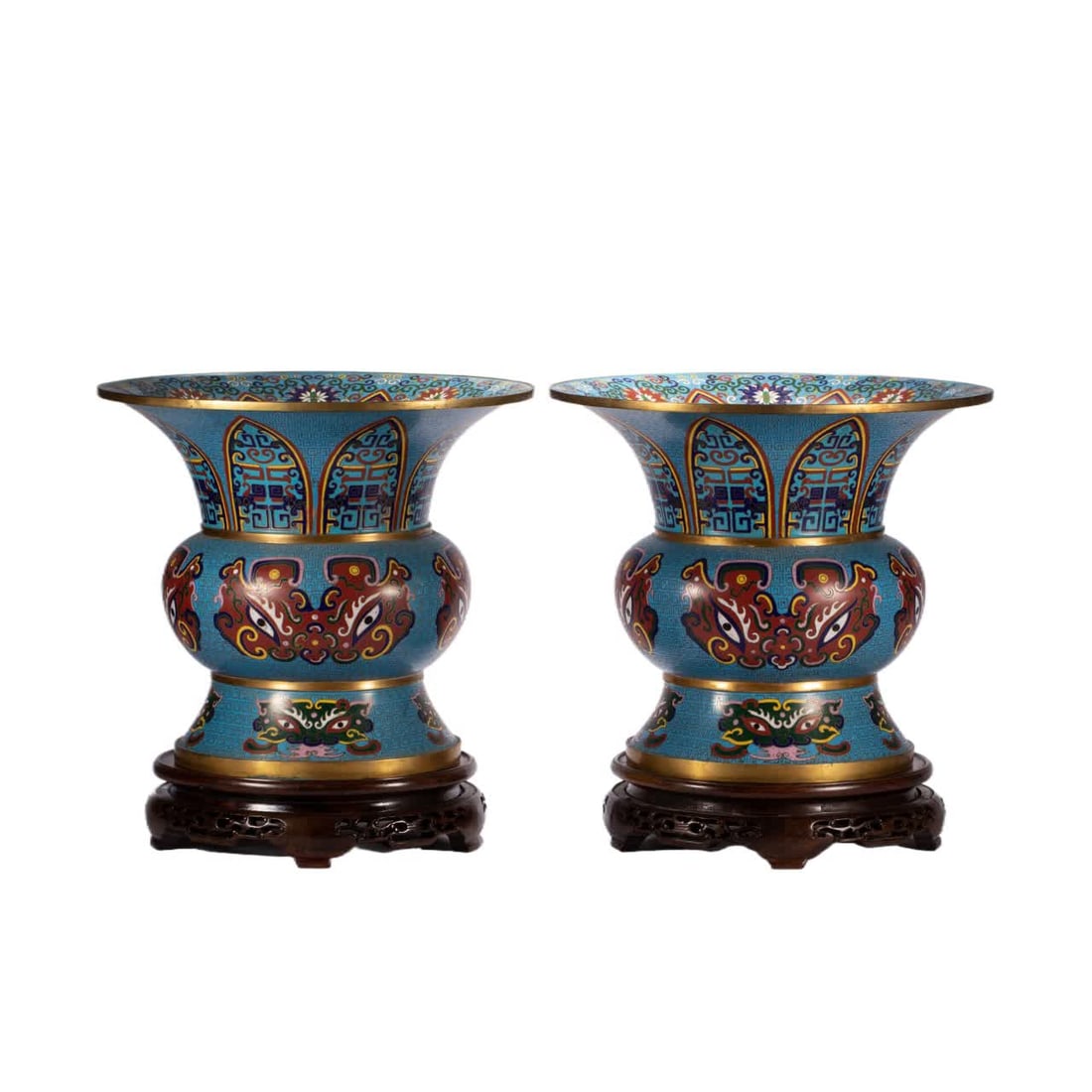 A piece of Qing Dynasty cloisonné (1 of 9)