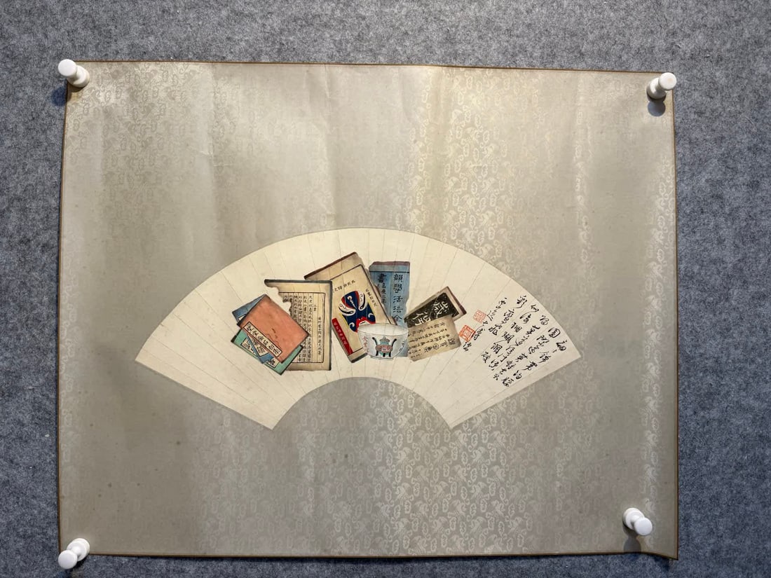 A painting of Pu Ru: Pu Ru's painting SIZE: Cartridge 54x18cm (The Dimensions Of All Batches Are Manually Measured.If You Need More Detailed Information, Please Contact Our Customer Service Before Bidding.)