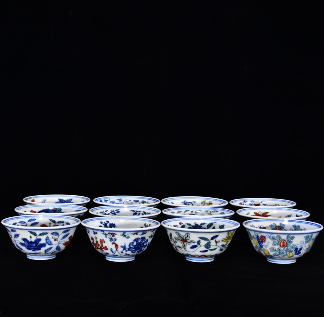 An Exquisite Doucai Lotus Pattern Bowl (1 of 19)