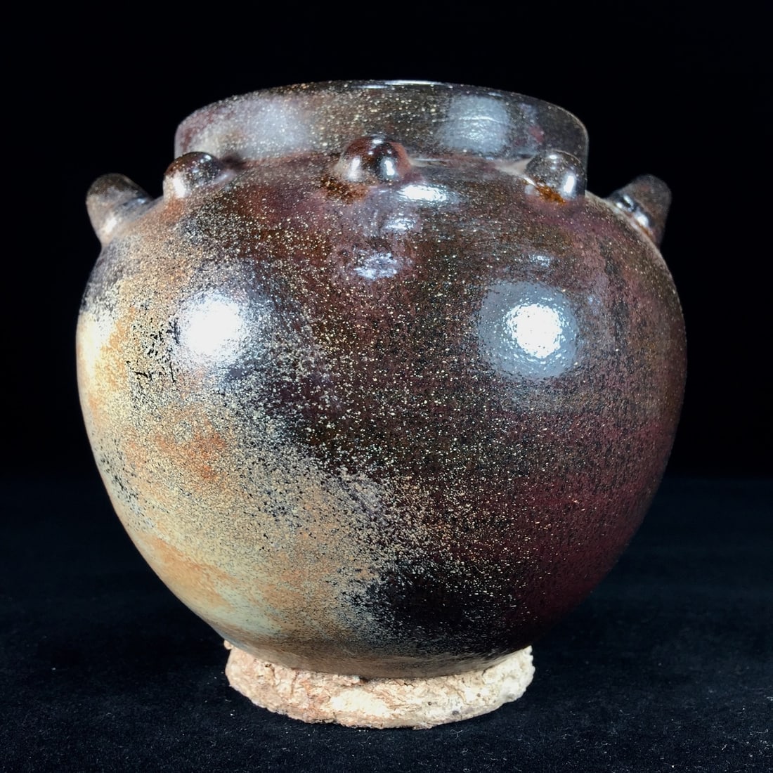 An Exquisite Purple Gold Glaze Double-Ears Jar (1 of 9)