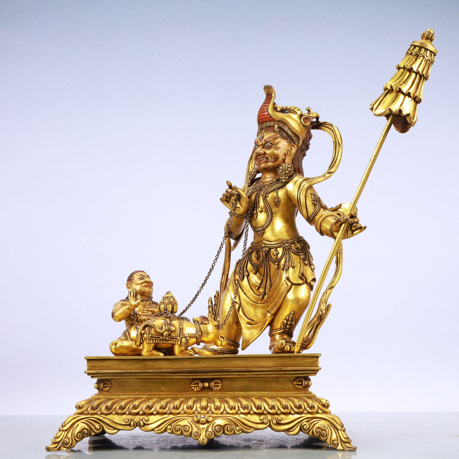 A Exquisite Gilt Bronze Statue of Mammon (1 of 11)