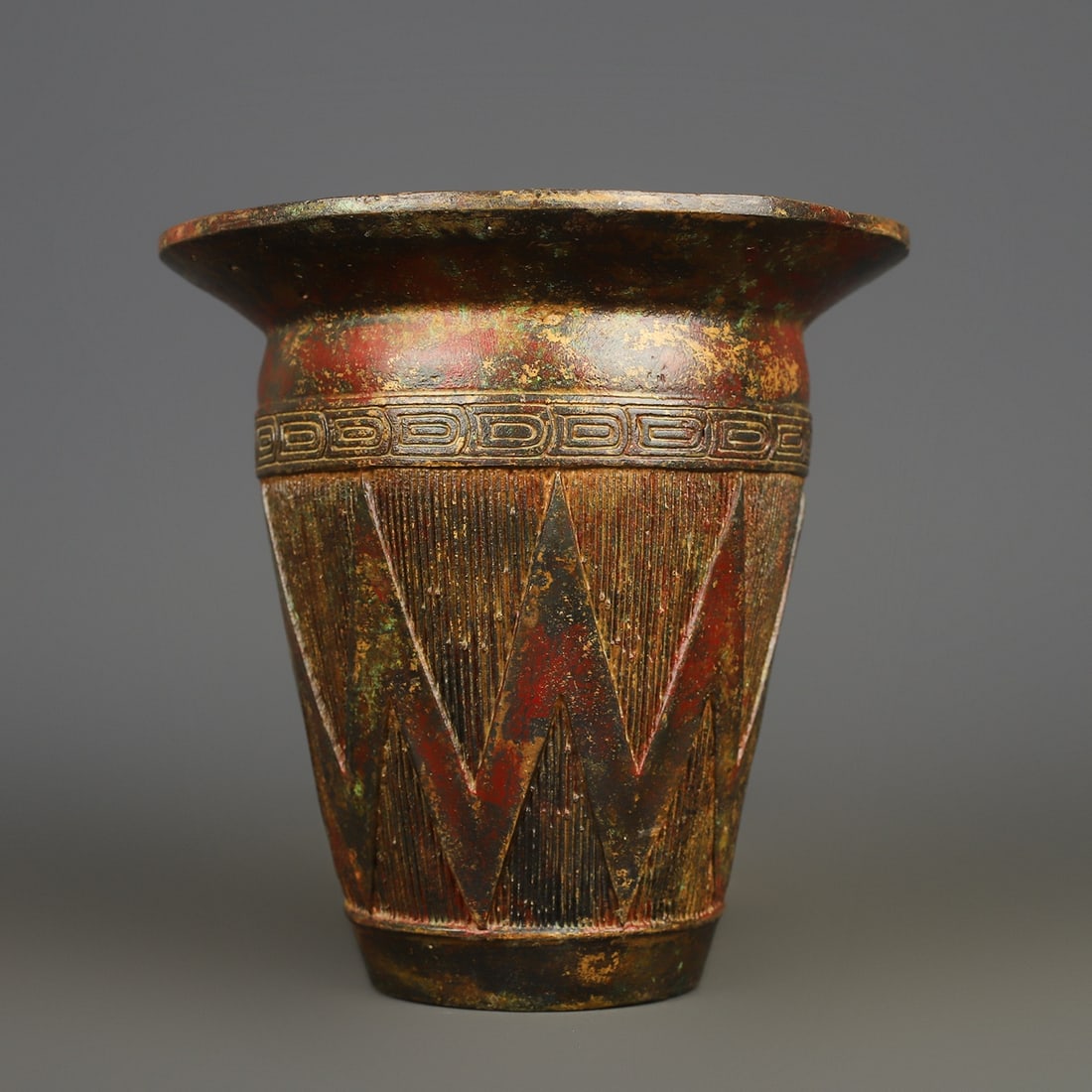 An Exquisite Bronze With Inscription Jar (1 of 10)