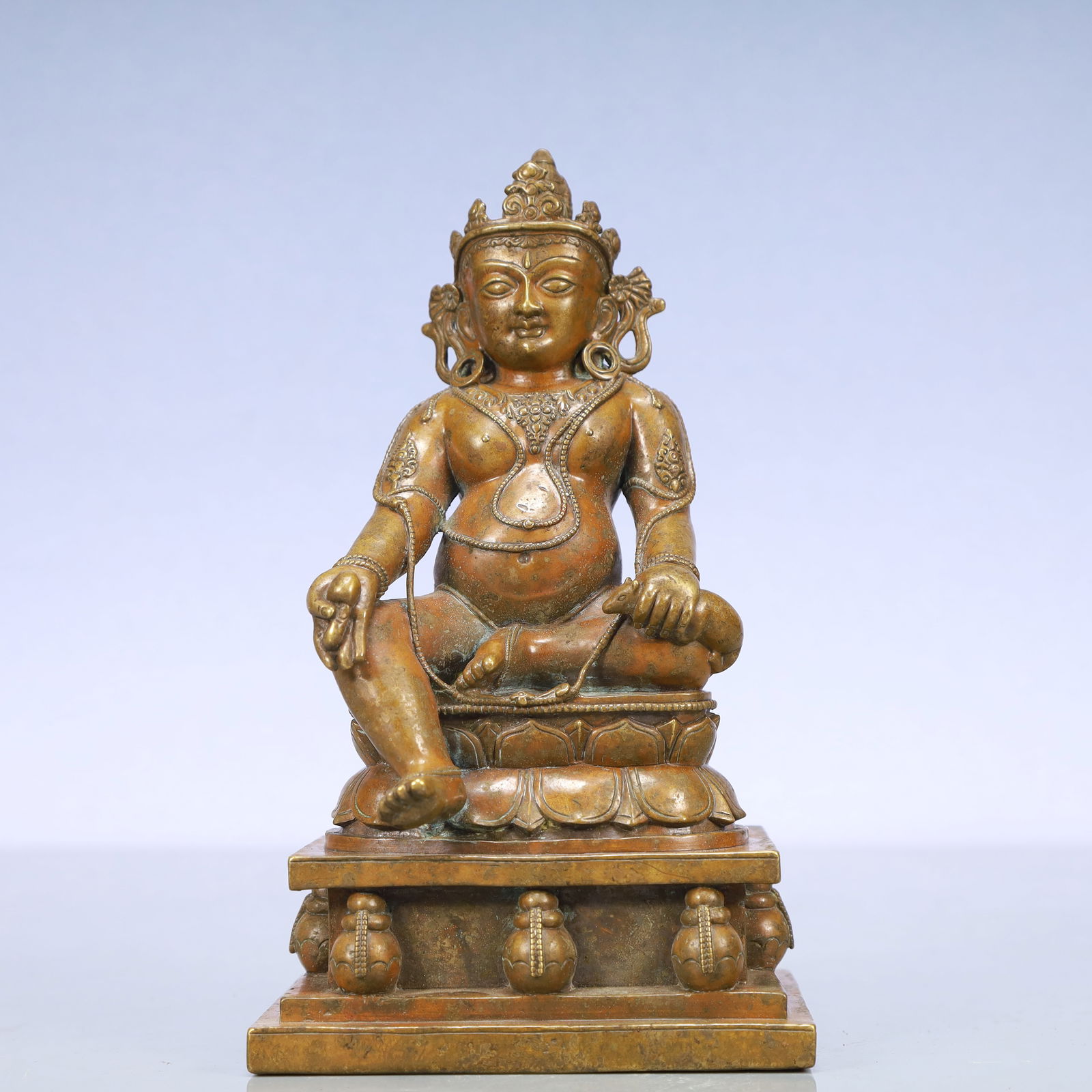 An Exquisite Gilt Bronze Statue of Mammon (1 of 5)