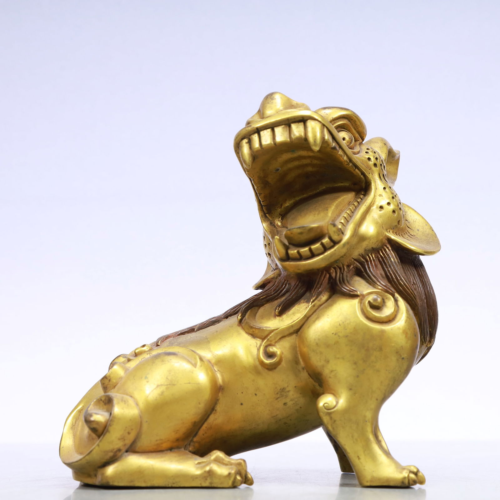 A Exquisite Gilt Bronze Auspicious Beast Ornament (1 of 8)