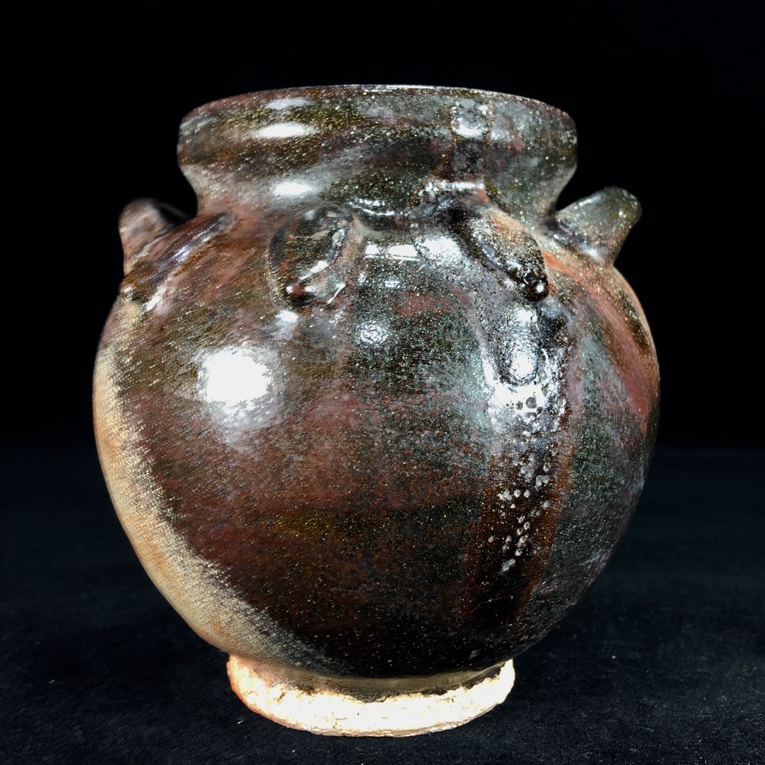 An Exquisite Purple Gold Glaze Jar (1 of 9)