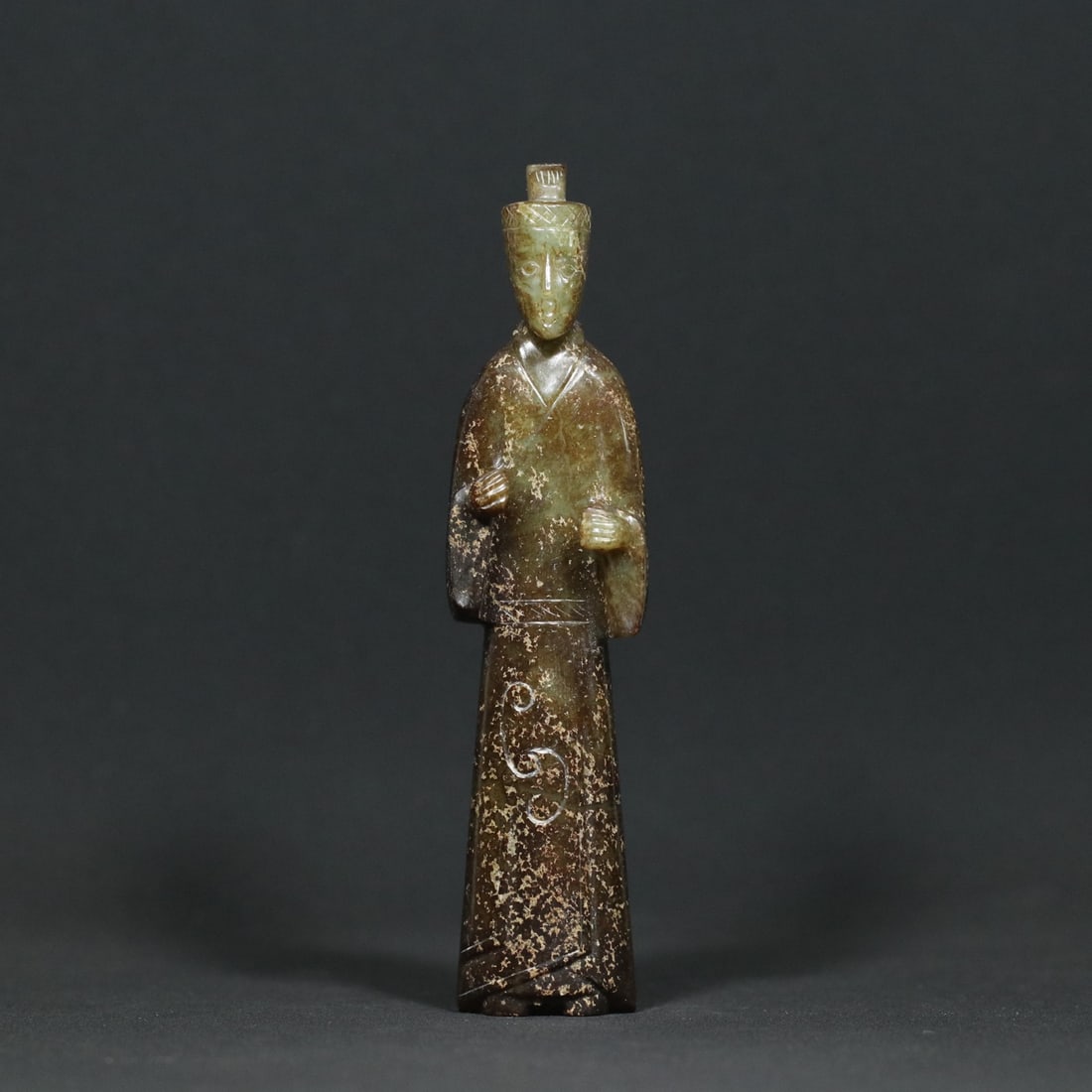 An Exquisite White Jade Figure Ornament (1 of 9)
