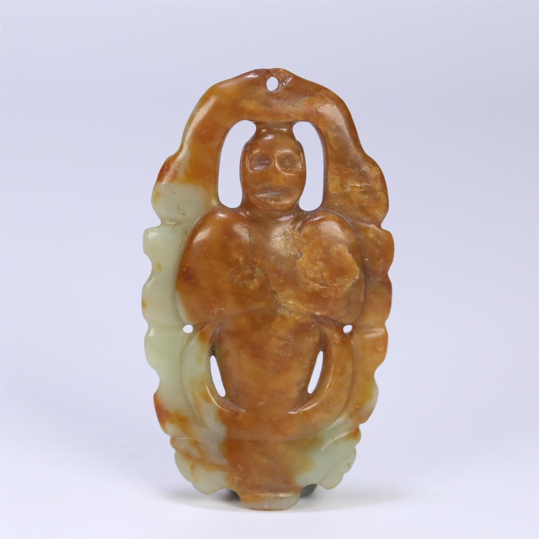A beautiful humanoid jade pendant (1 of 9)