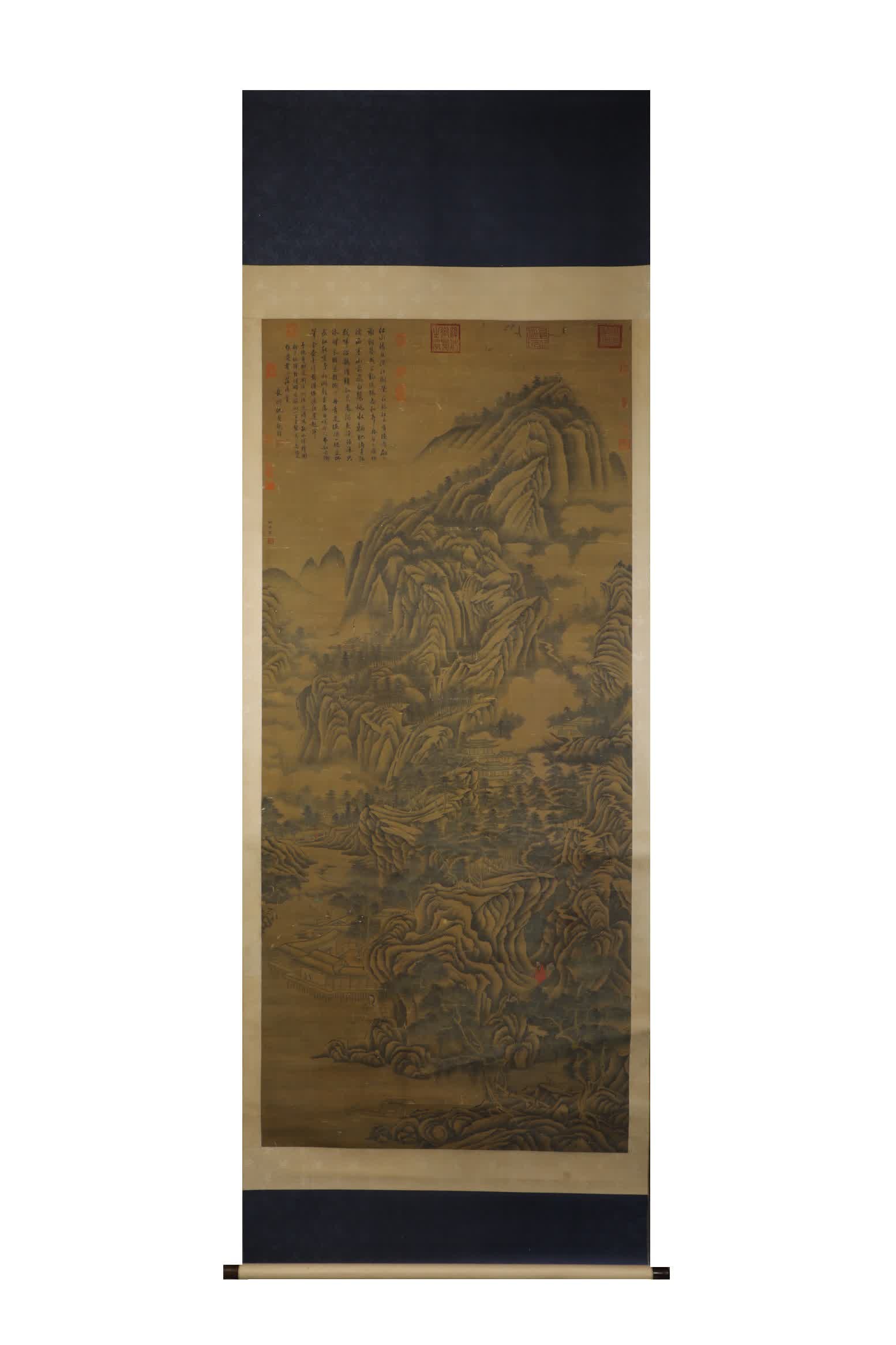 A landscape painting of Jing Hao in the Five Dynasties (1 of 9)