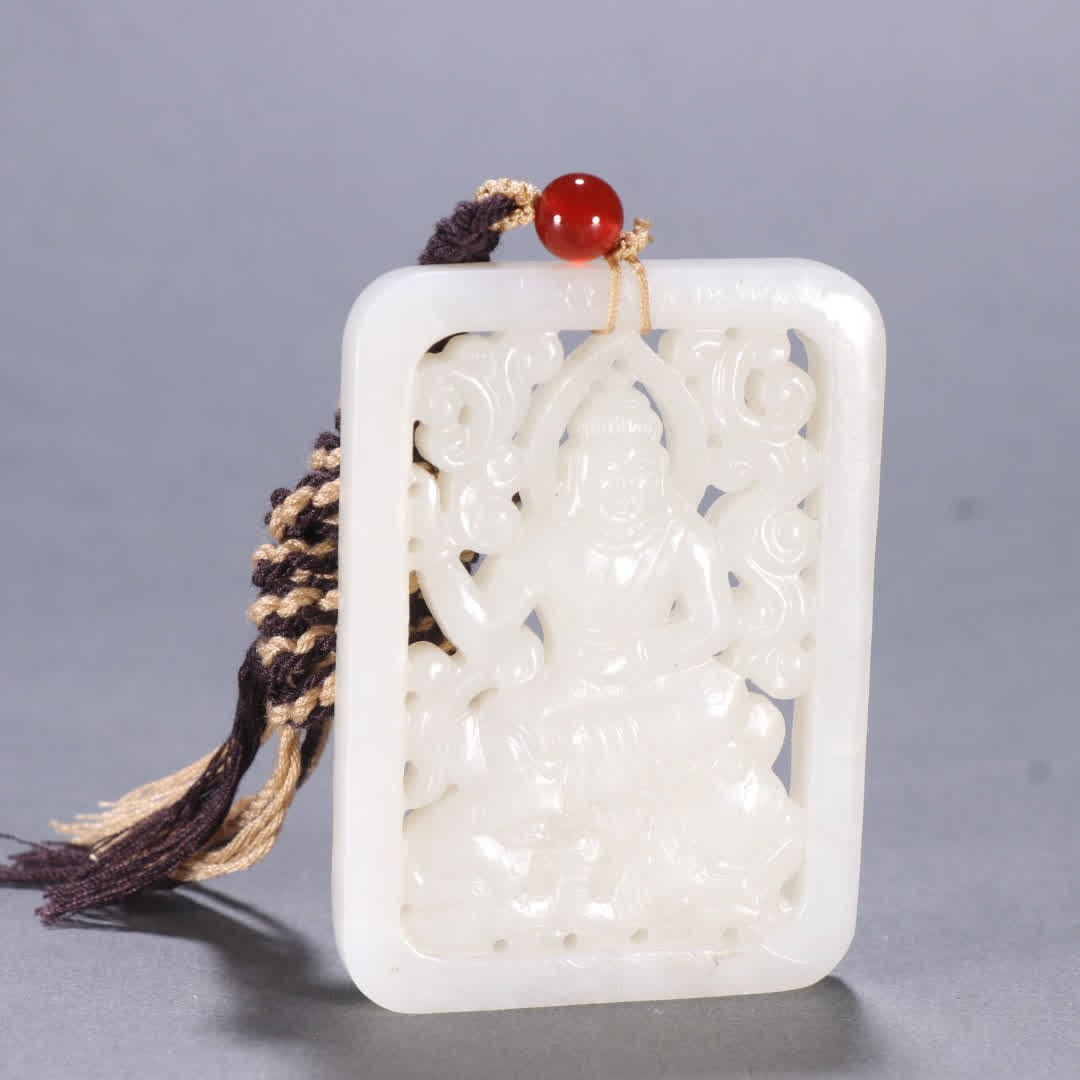 A Hetian jade carving figure is listed (1 of 9)