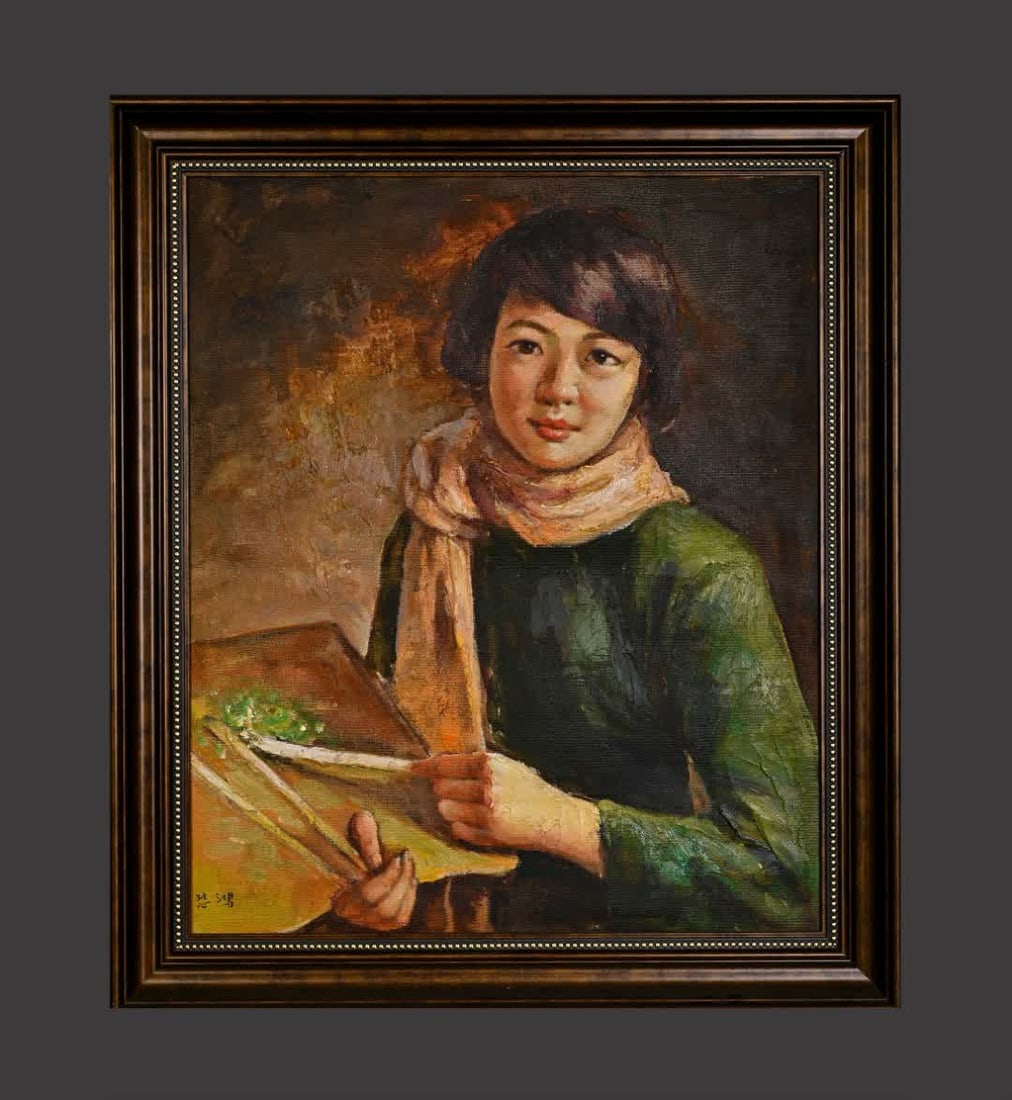 A picture of Xu Beihong's diligent study (1 of 6)