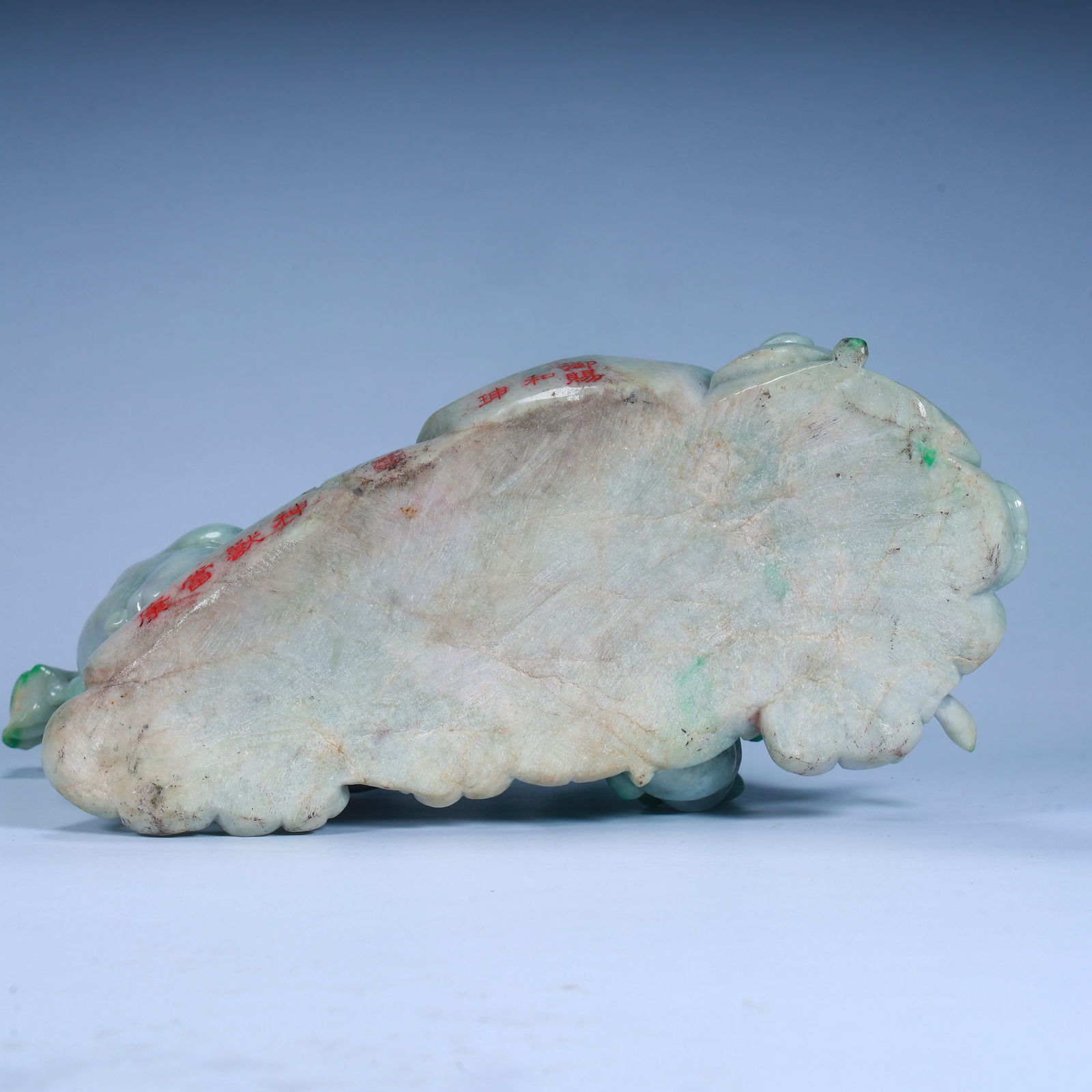 A modern Tianhuang stone bamboo festival "Yiyou Qiu Ren Yi Seal in Shanghai" ornament (with mahogany (1 of 9)