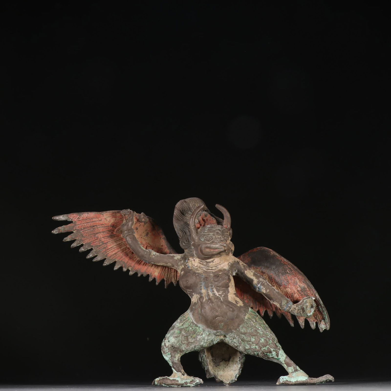 A bronze statue of the roc bird (1 of 9)