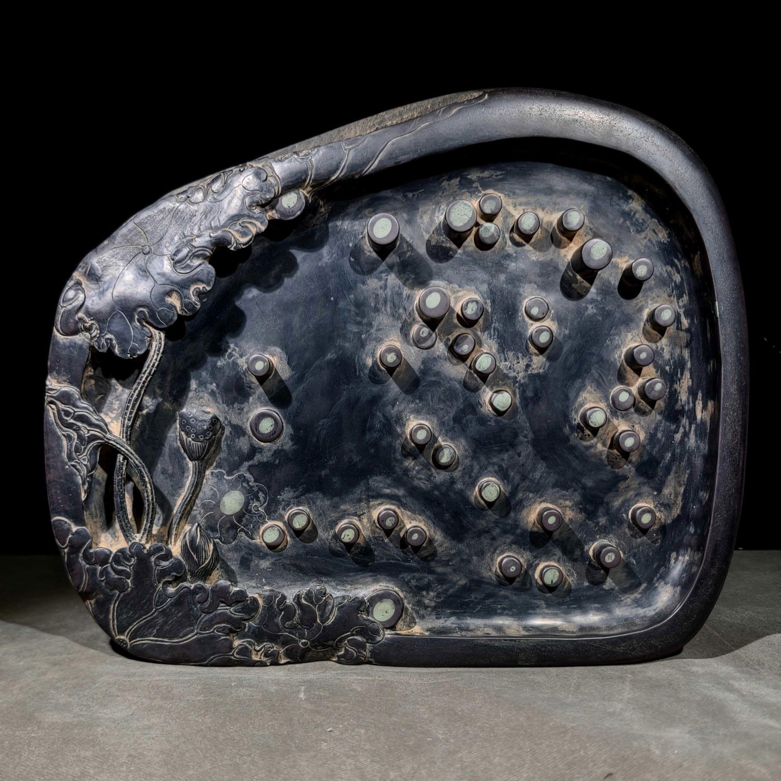 A Qing Dynasty stone brush wash (1 of 9)