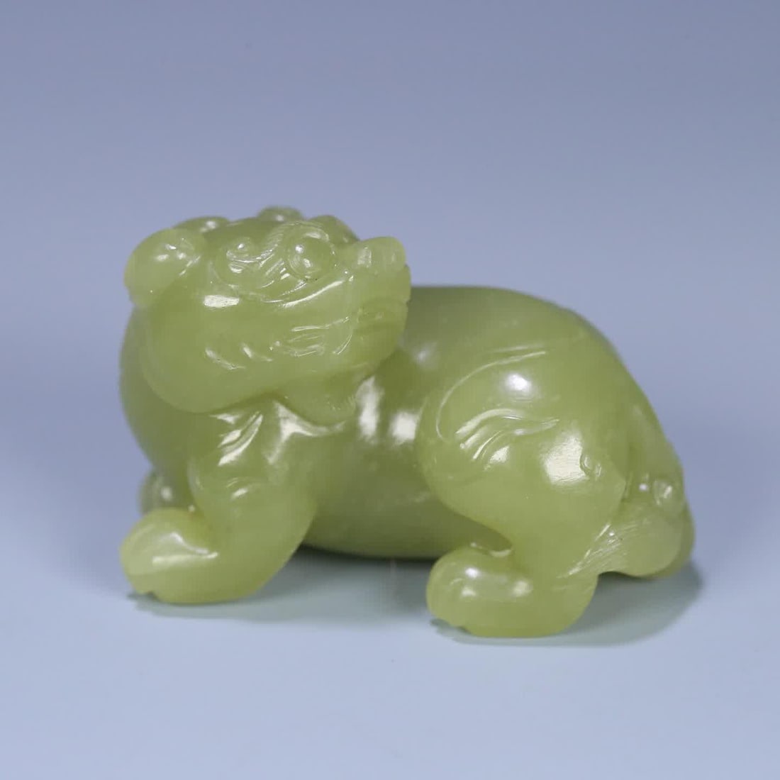 A carving of Hetian topaz auspicious beasts (1 of 9)