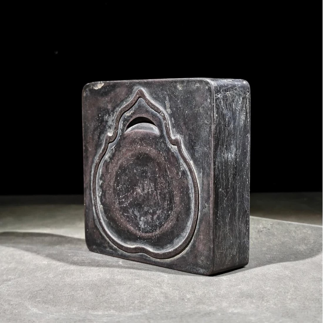 A Qing Dynasty Fangxun Qiyang stone inkstone (1 of 9)