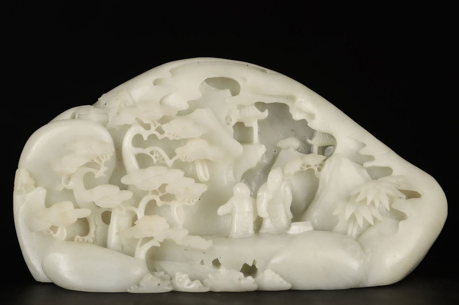 A Qing Dynasty character story Yushanzi: Qing Dynasty character story Yushanzi SIZE: W:2967g W:28cm H:14.5cm (The Dimensions Of All Batches Are Manually Measured.If You Need More Detailed Information, Please Contact Our Customer Service