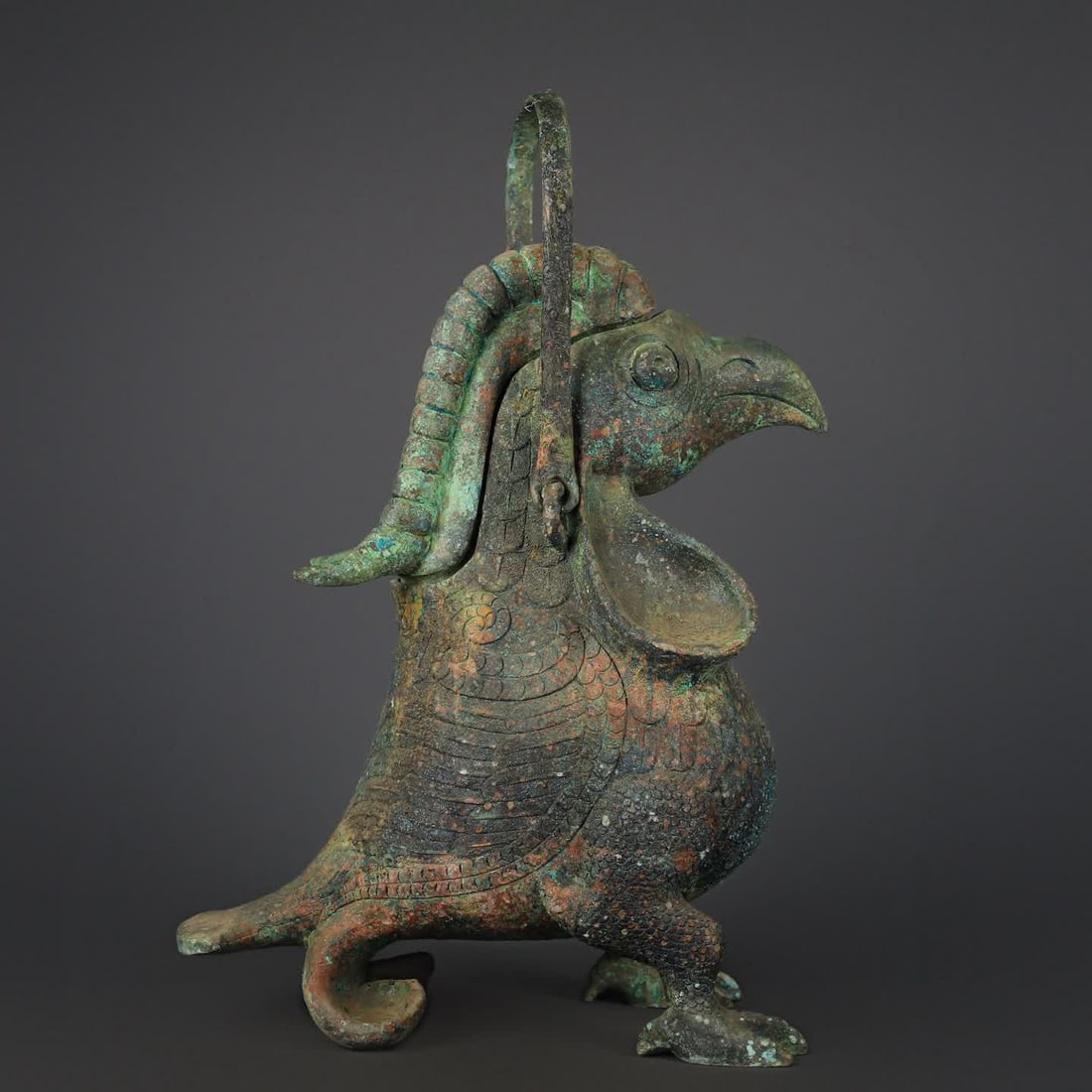 A Western Zhou bronze bird lifting beam (1 of 9)