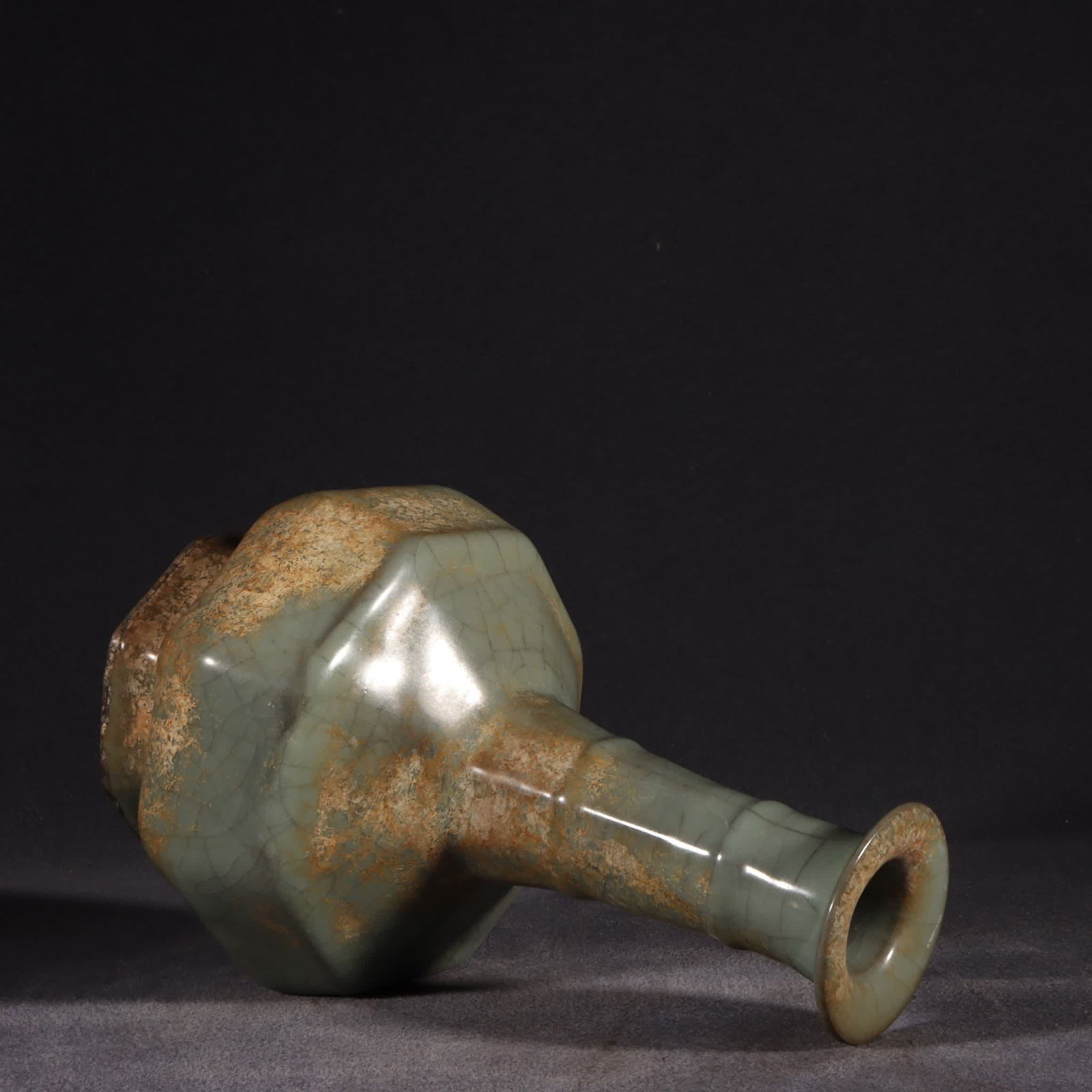 A Song Dynasty string pattern octagonal bottle - 6