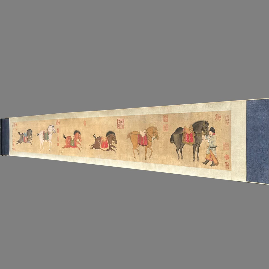 A Song Dynasty Liu Songnian's Six Horses Handscroll (1 of 8)