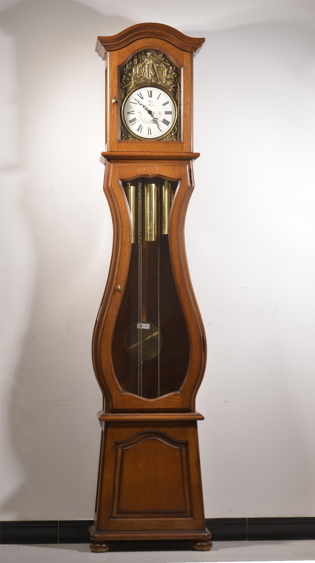 A beautiful large floor clock of the last century (1 of 9)