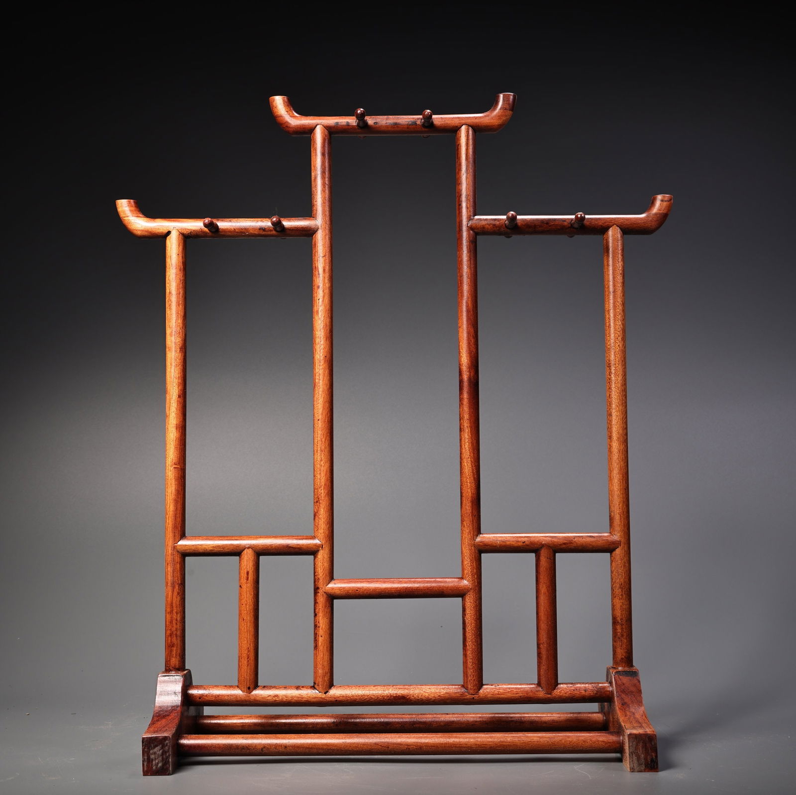 A beautiful brush rack solid wood rosewood brush hanger large pen hanging carved dragon frame new (1 of 11)