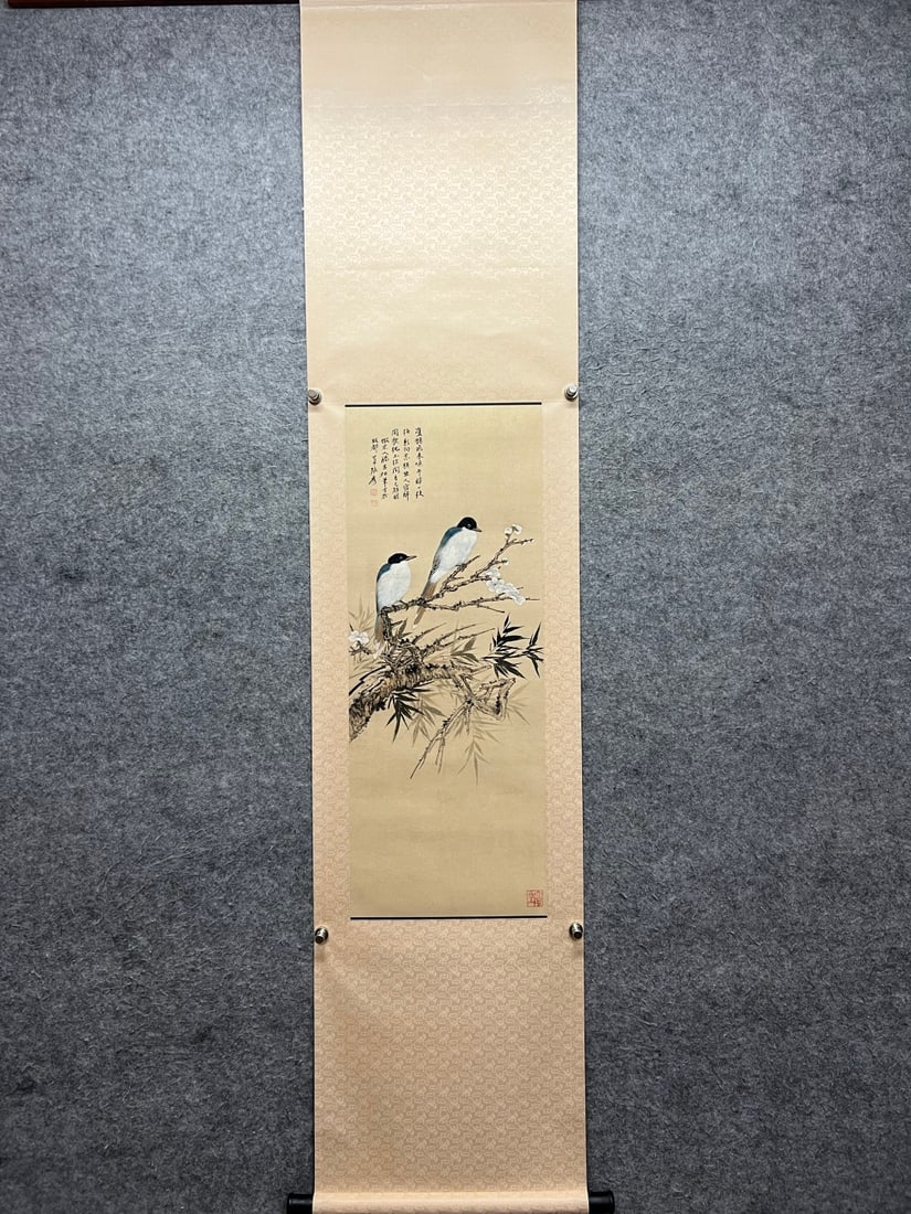 A picture of Zhang Daqian's flowers and birds (1 of 9)