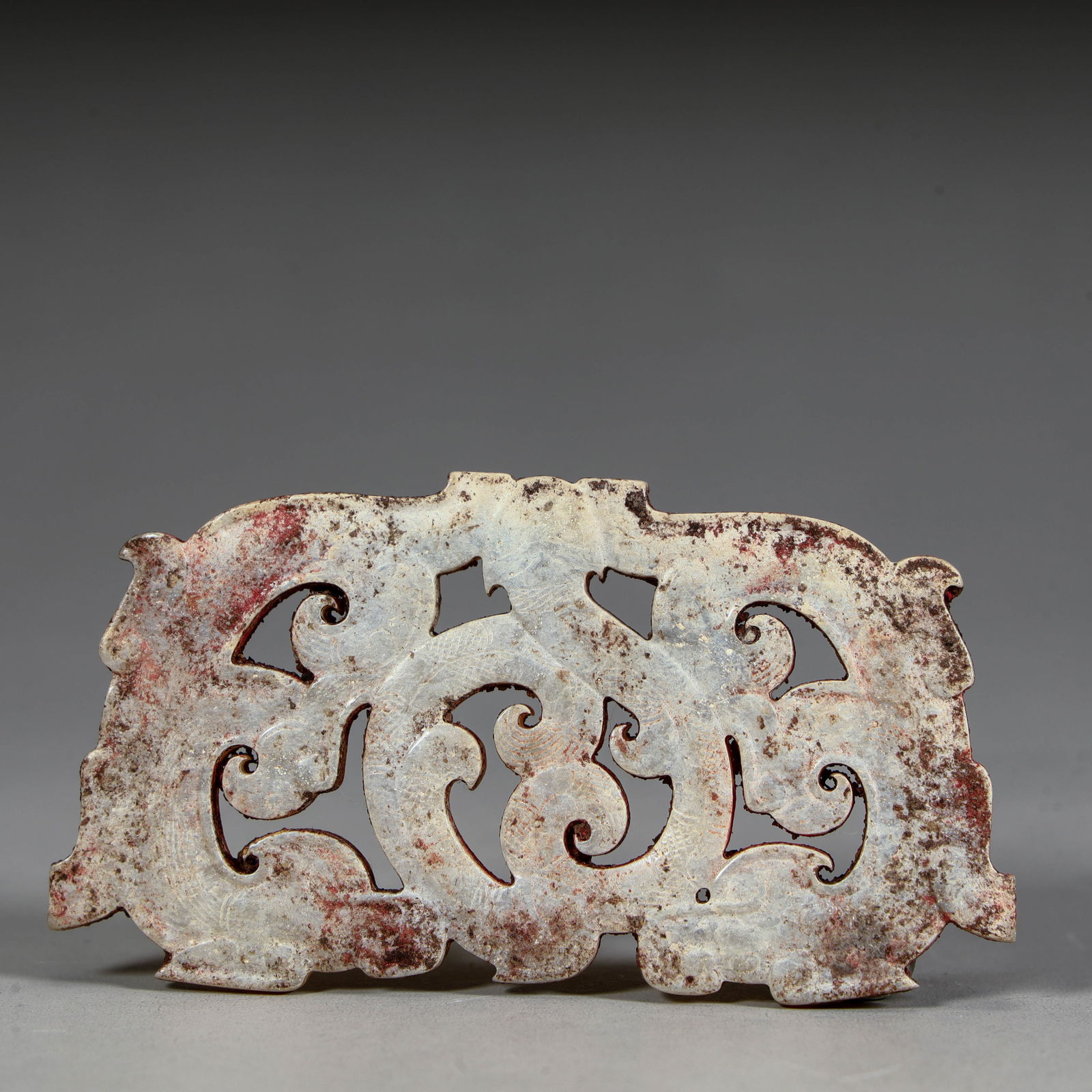 A jade dragon pattern jade ornament of the Qing Dynasty is immeasurable (1 of 8)