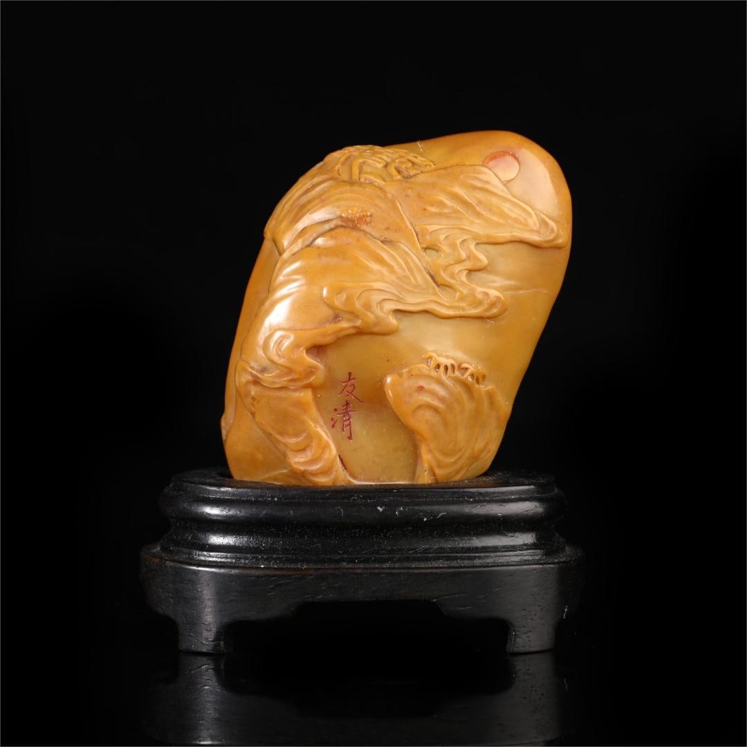 A beautiful Shoushan stone ornament (1 of 9)