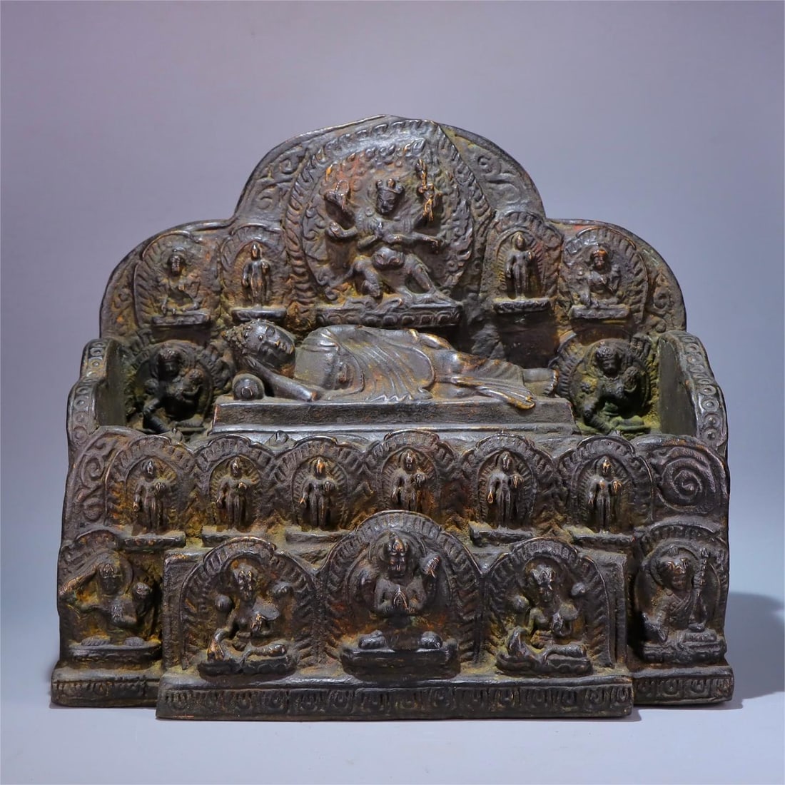 A beautiful agarwood Buddha shrine (1 of 11)