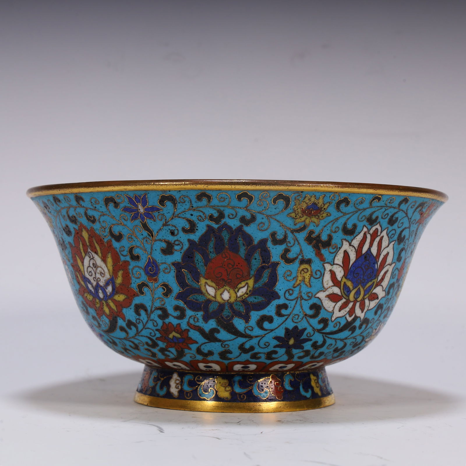A fine cloisonn é bowl (1 of 7)