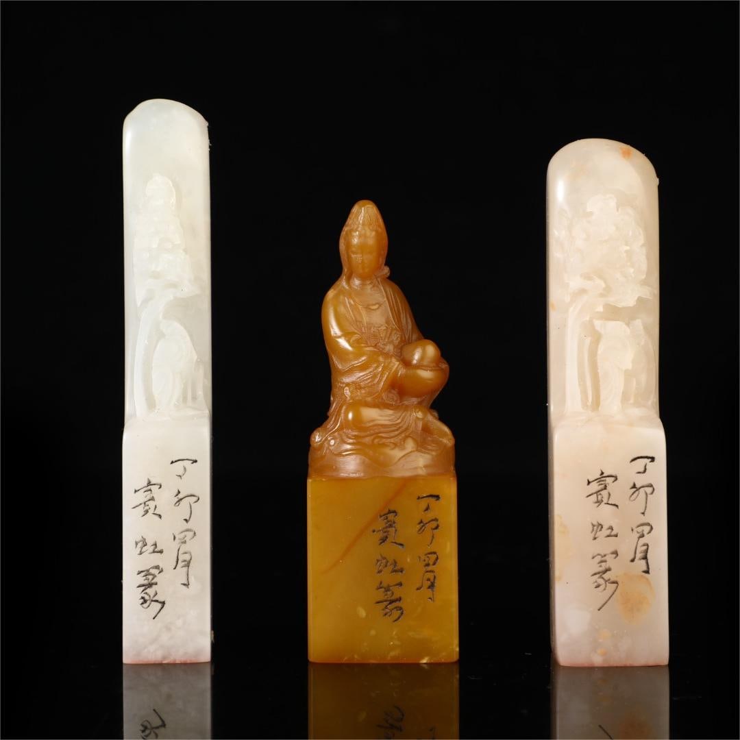 A fine Shoushan stone seal (1 of 10)